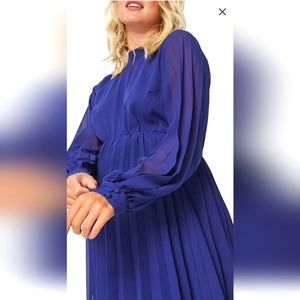 ASOS Blue Maternity Formal Dress Size 4